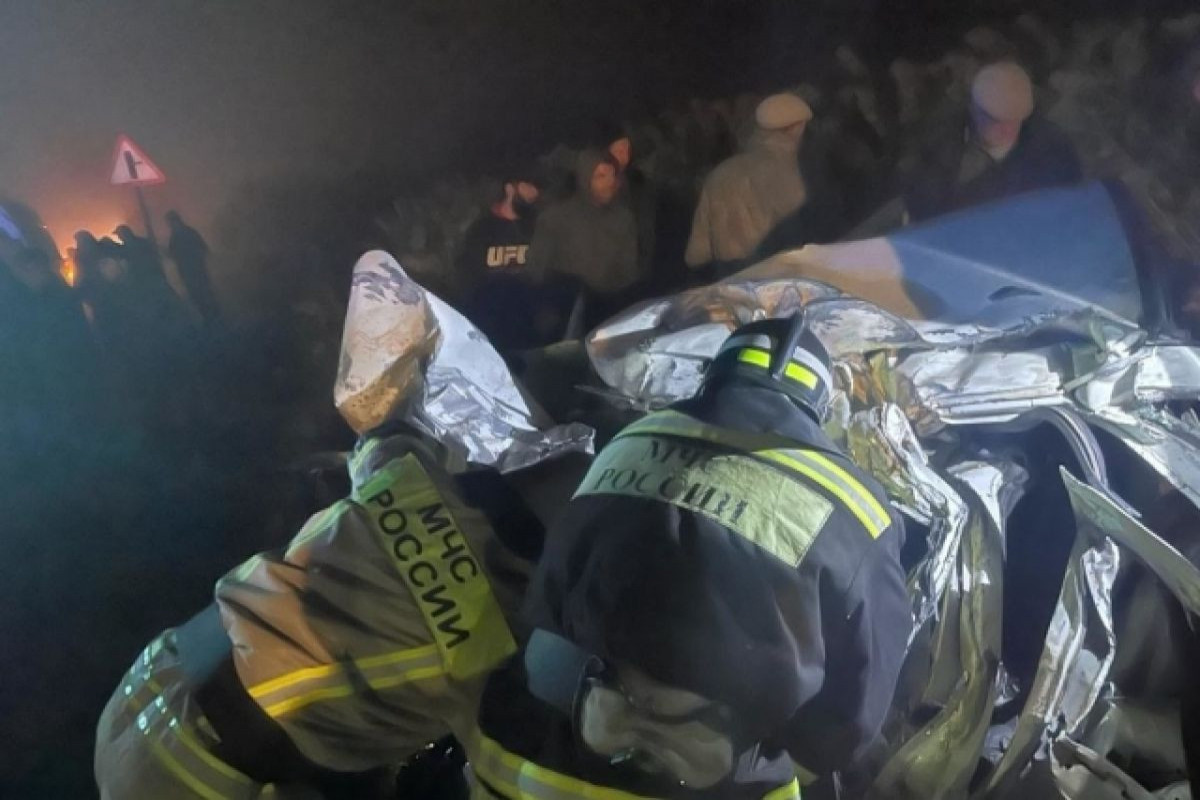 В ДТП с рейсовым автобусом в Дагестане, погибли четыре человека